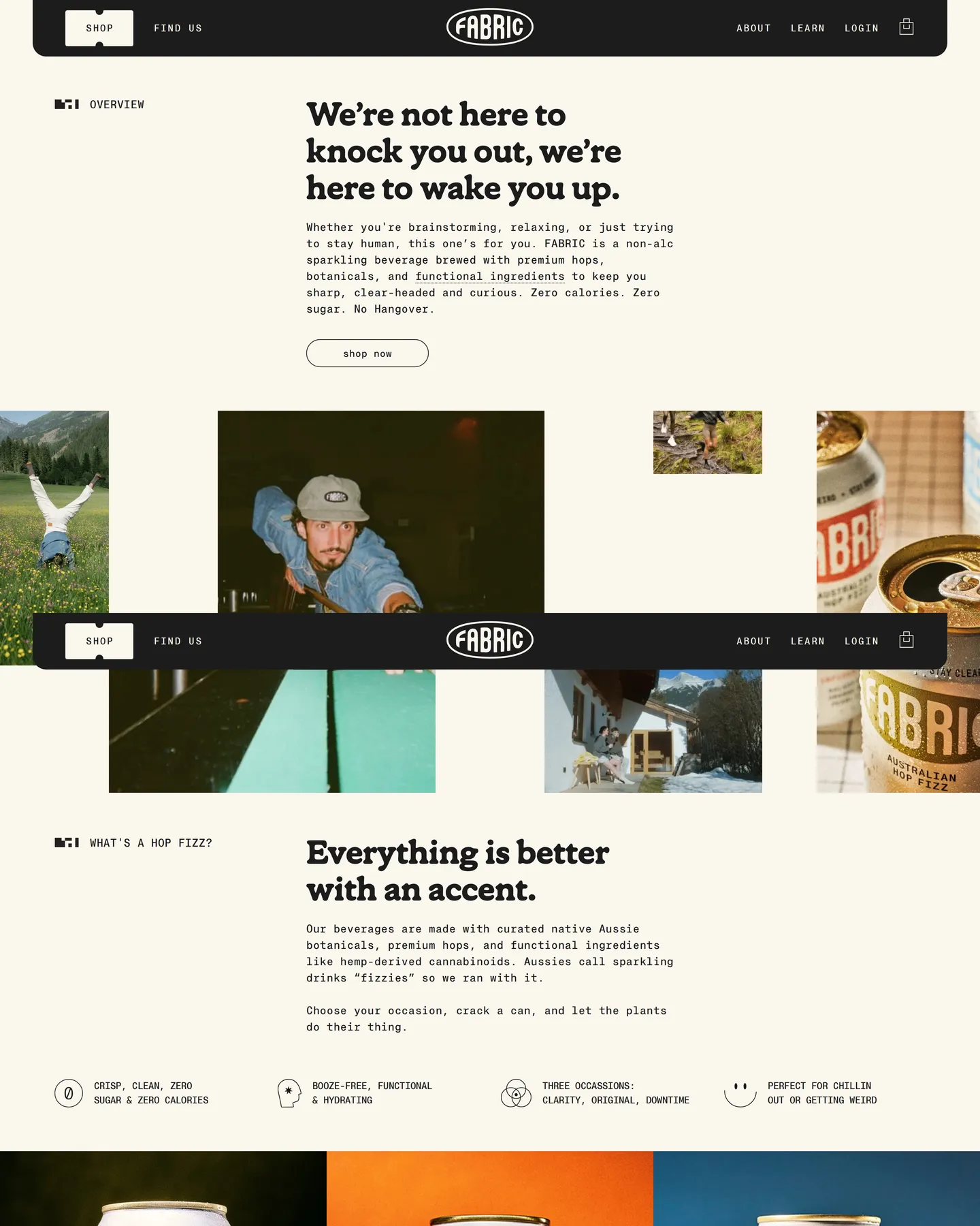 FABRIC About design, captured September 2026