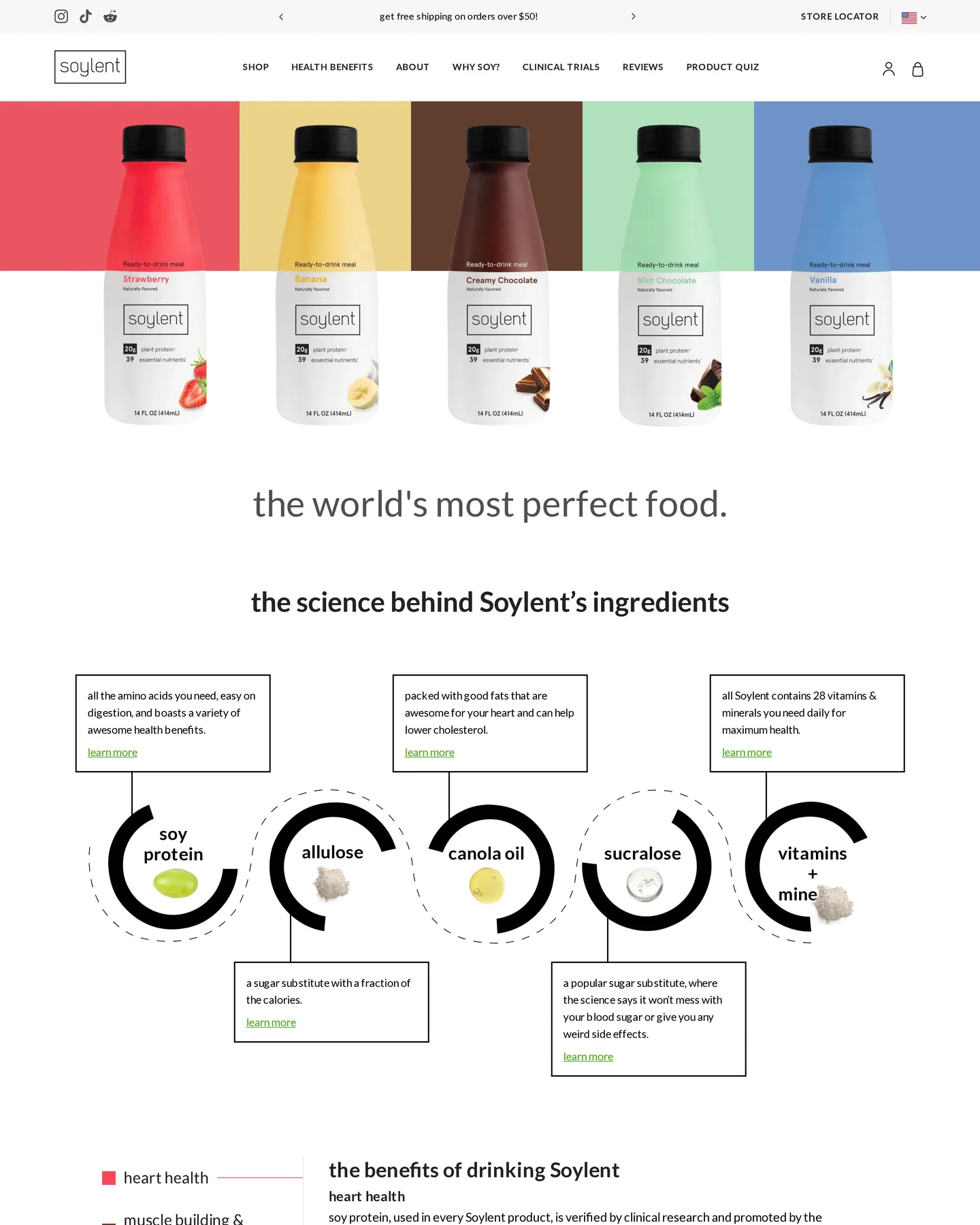 Soylent About Soylent design, captured September 2026