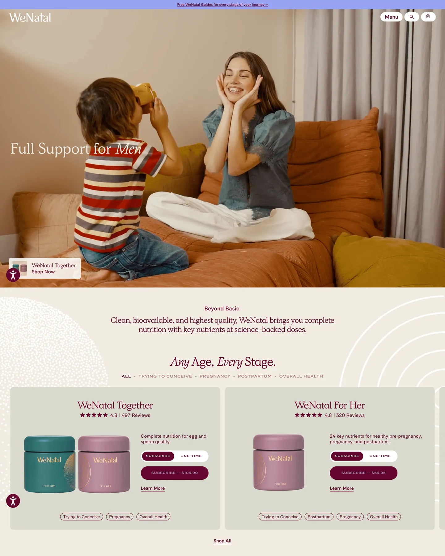 WeNatal Homepage