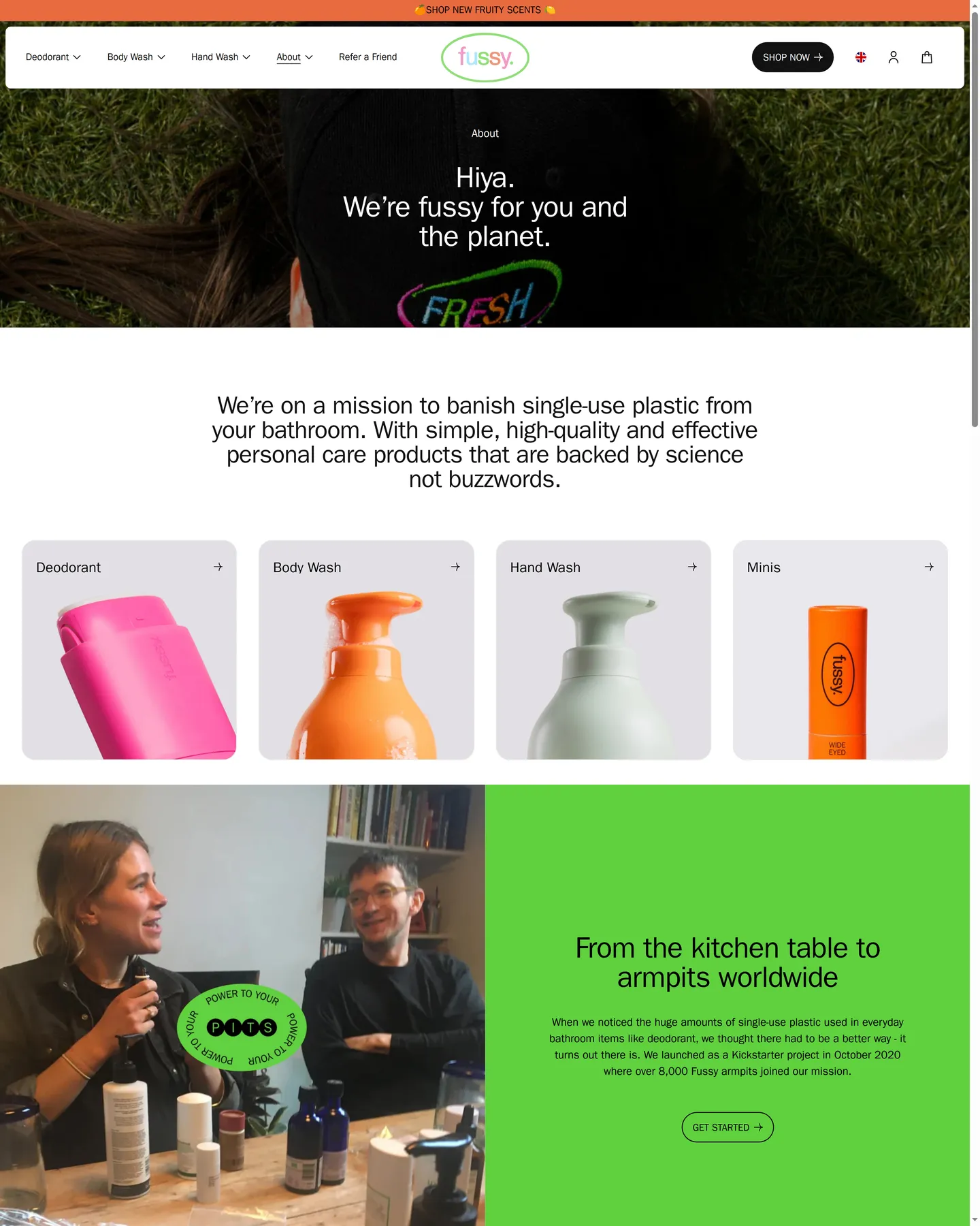 Fussy About design, captured September 2026