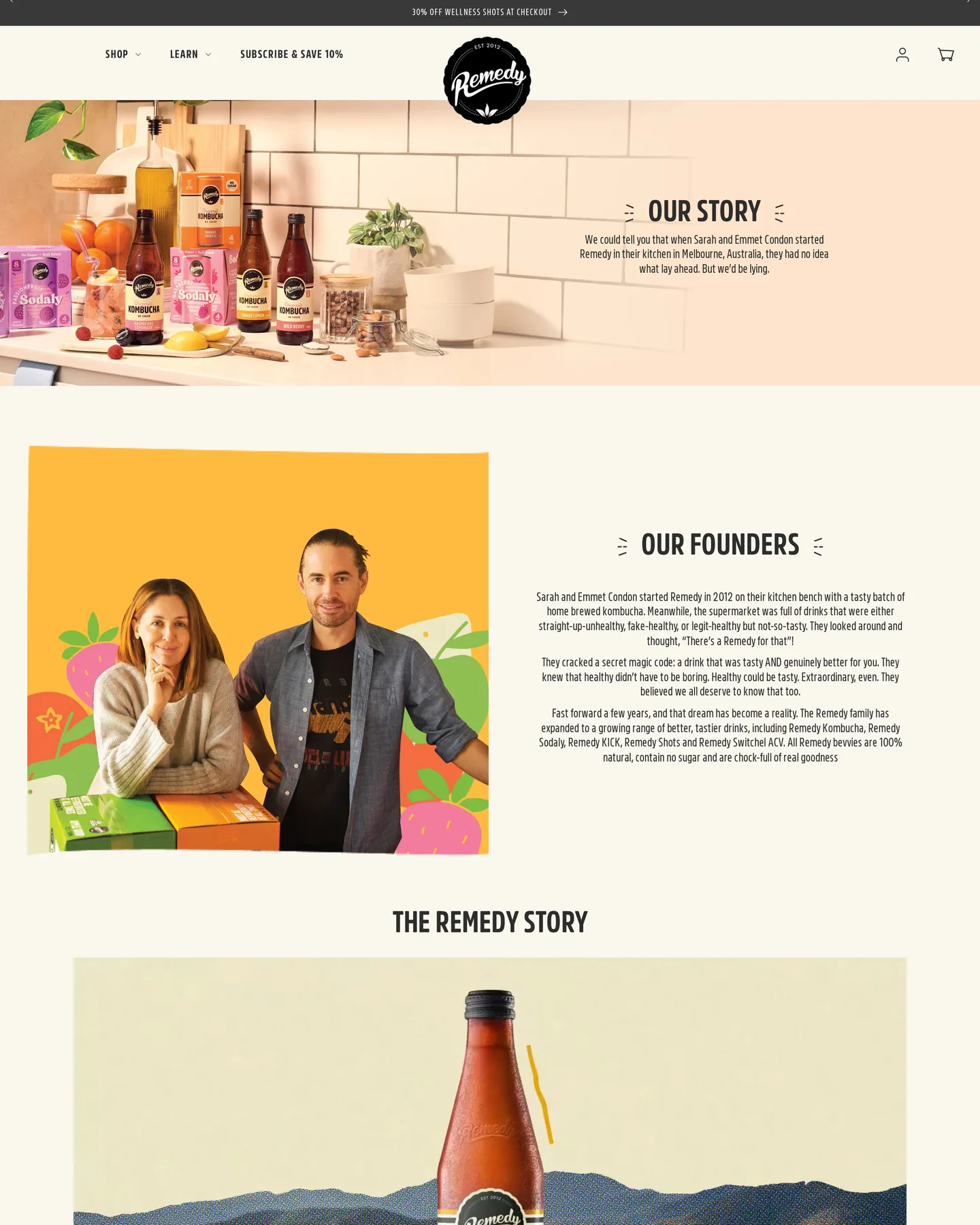 Remedy Our Story design, captured September 2026