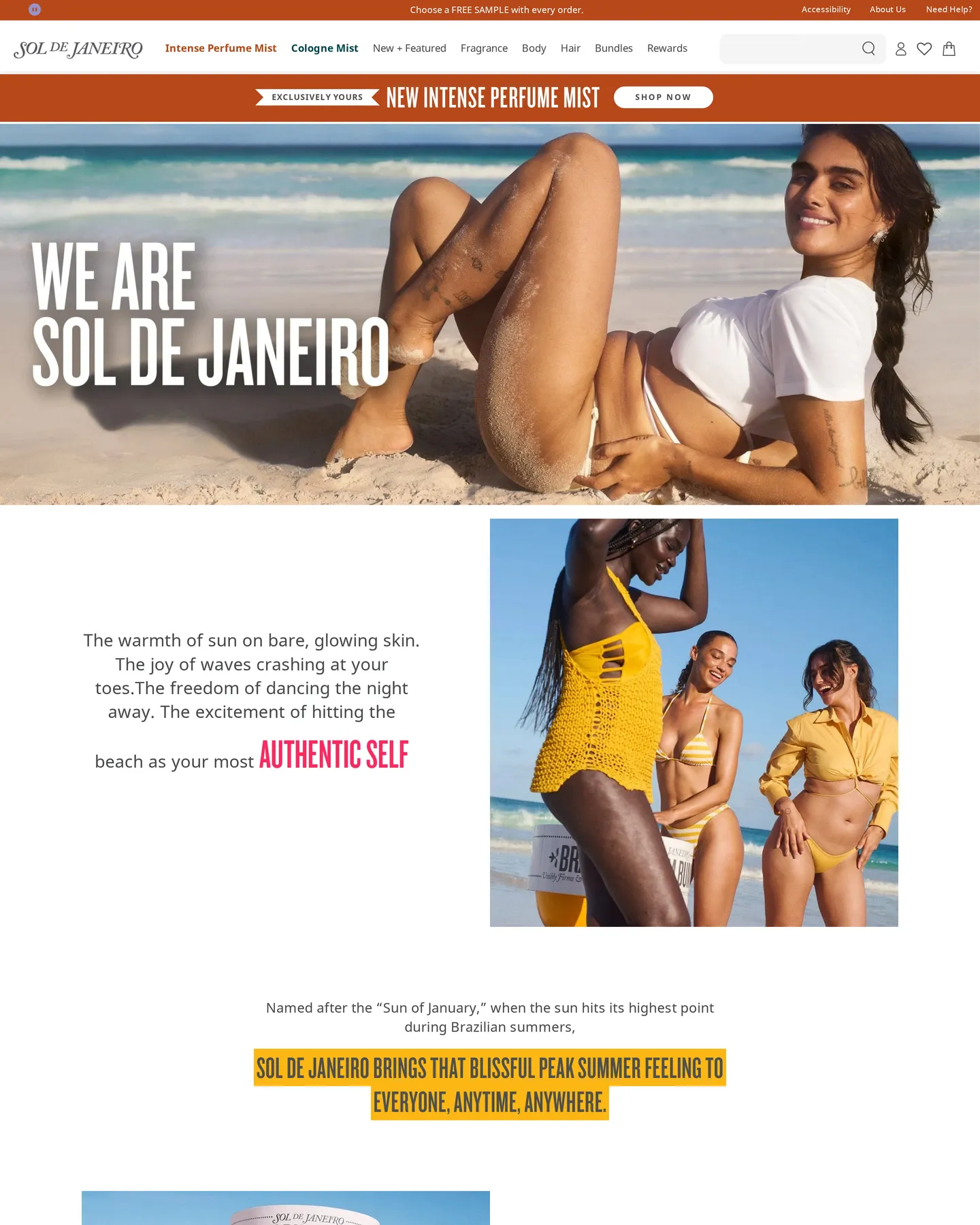 Sol de Janeiro Our story design, captured August 2026