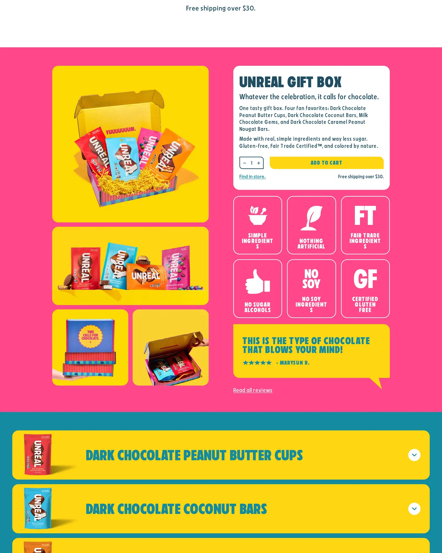Unreal Unreal Gift Box design, captured September 2026