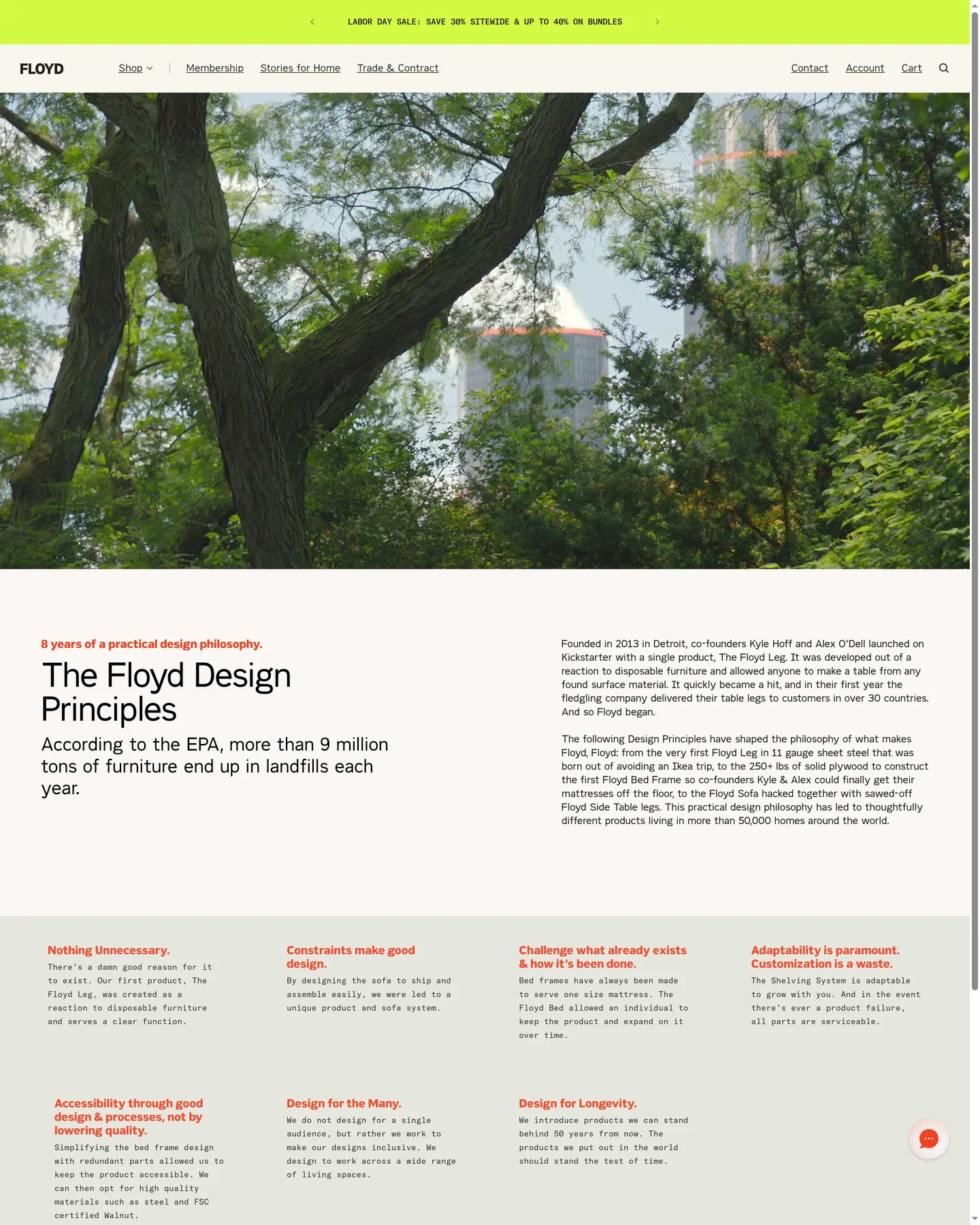 Floyd Design Principles design, captured September 2026