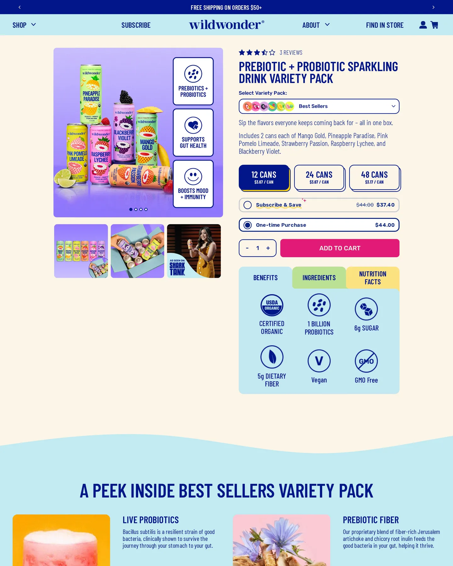 wildwonder Best Sellers design, captured August 2026