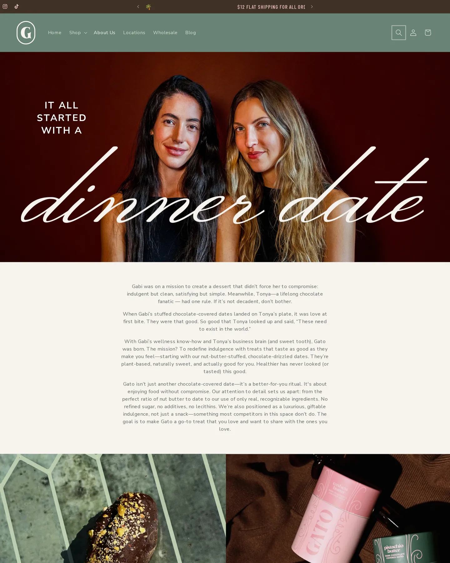 Gato Dates About design, captured September 2026