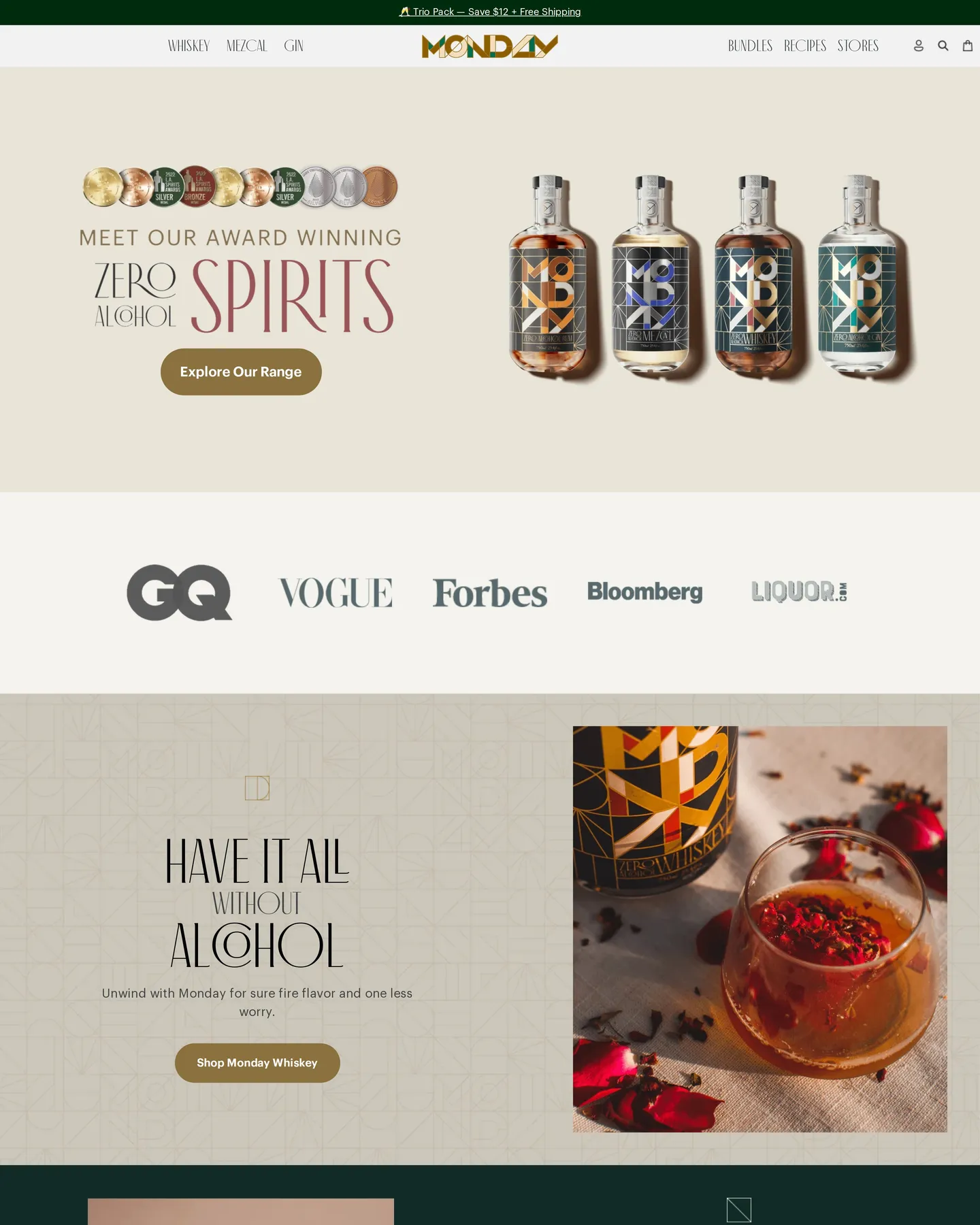 Monday homepage design, captured August 2026