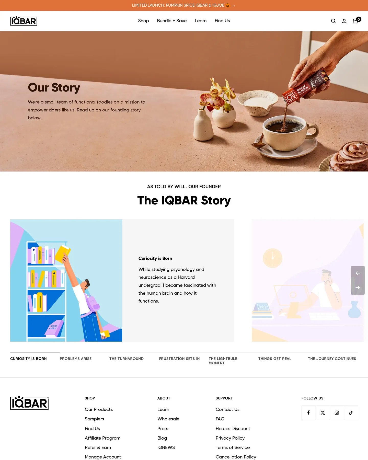 IQBAR About design, captured August 2026
