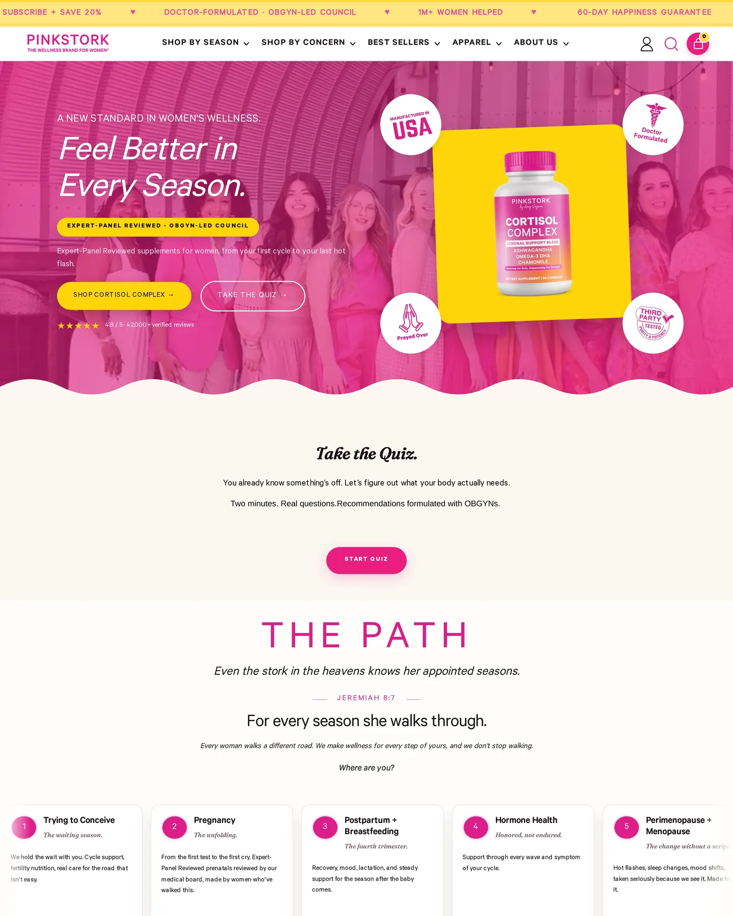 Pink Stork Homepage