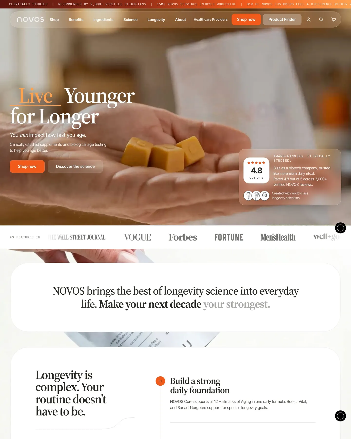 NOVOS Homepage