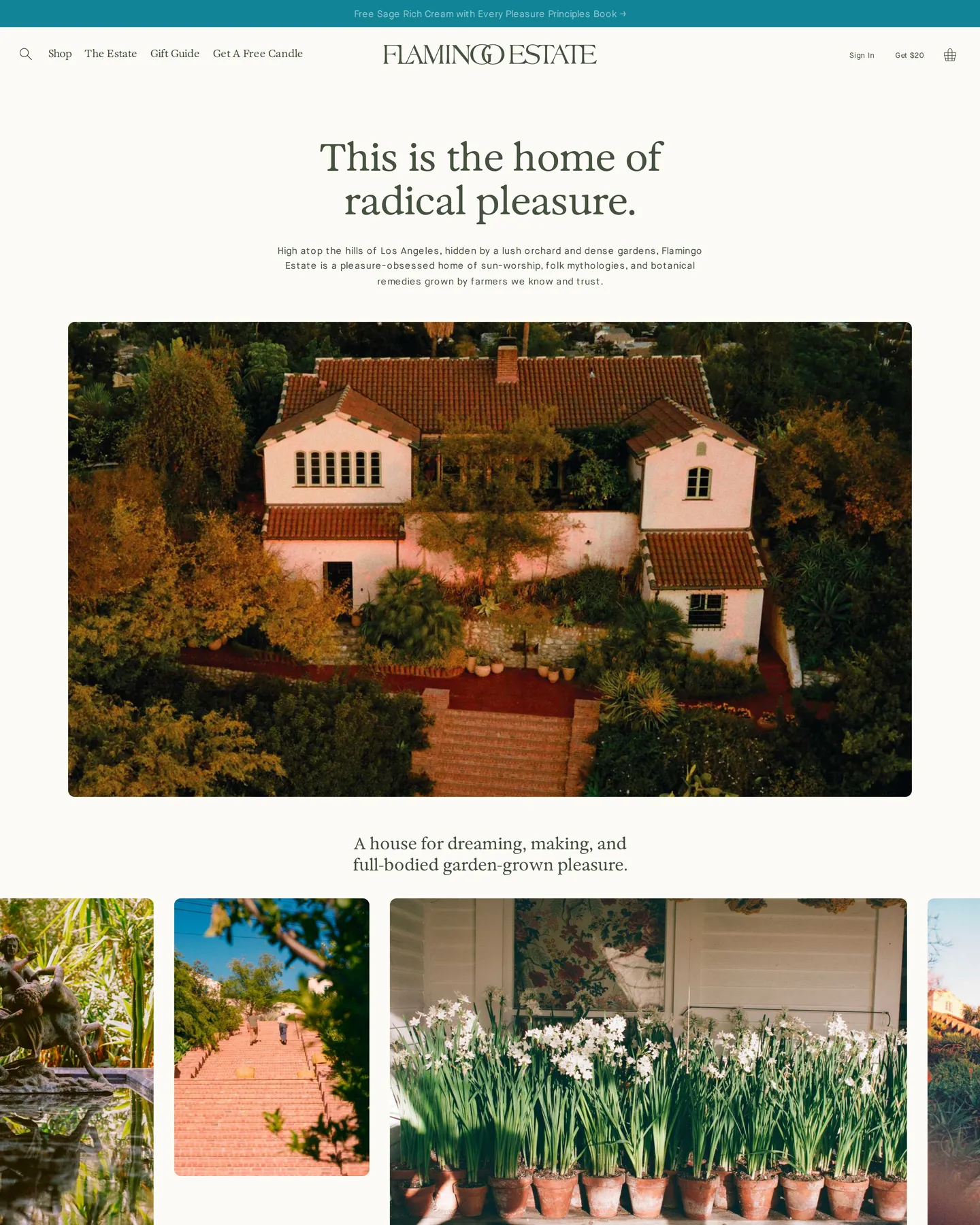 Flamingo Estate The Estate design, captured August 2026