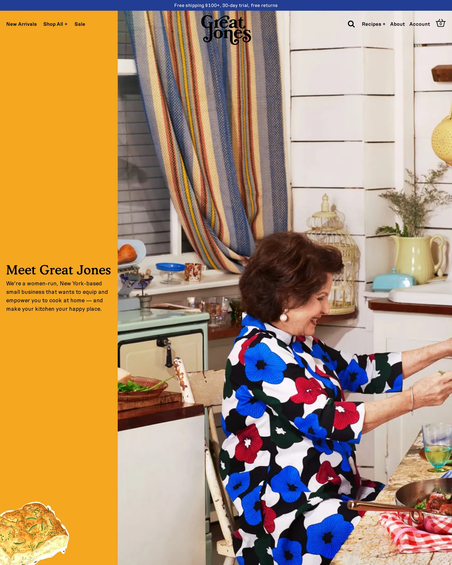 Great Jones About design, captured August 2026
