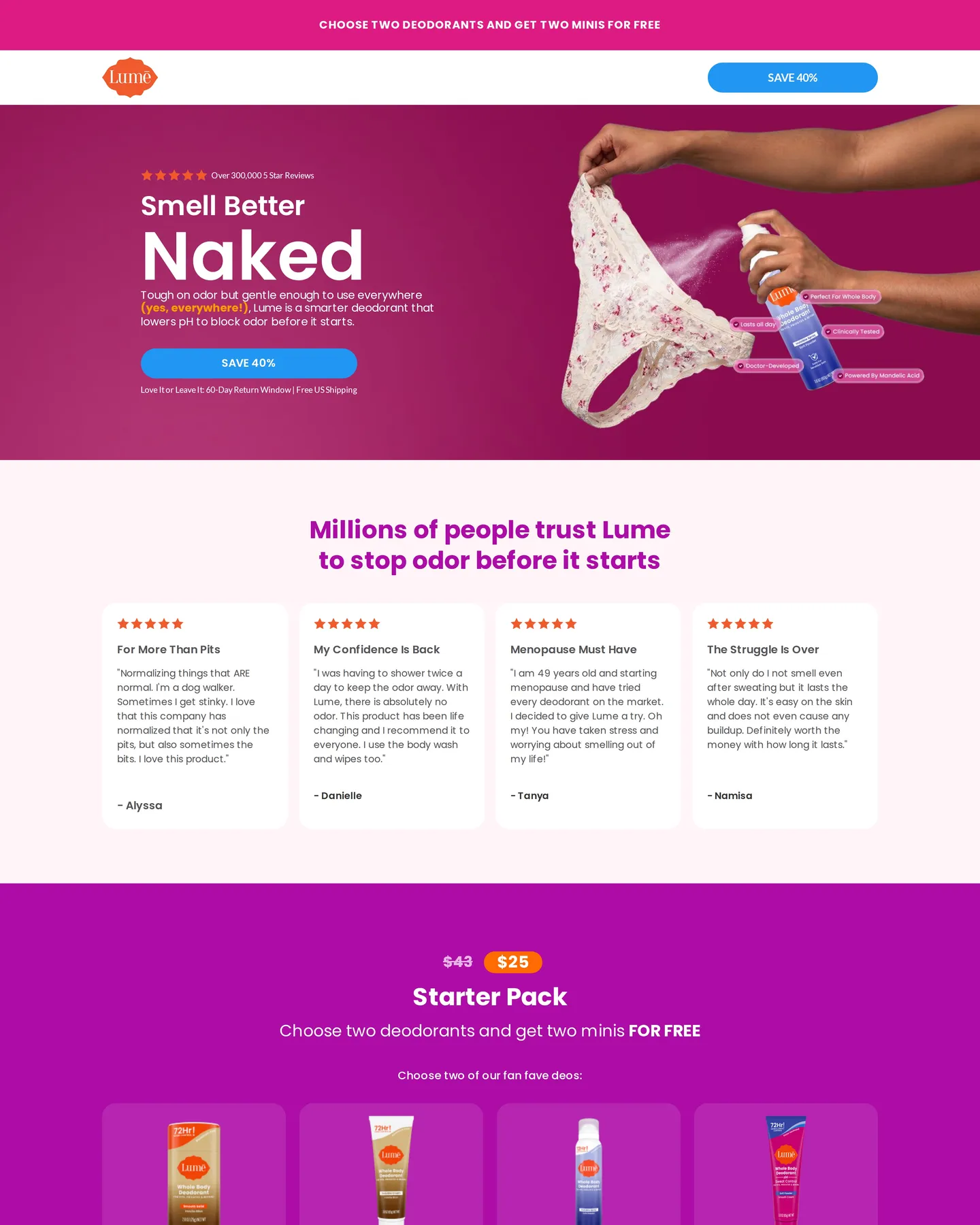 Lume Smell better naked design, captured August 2026