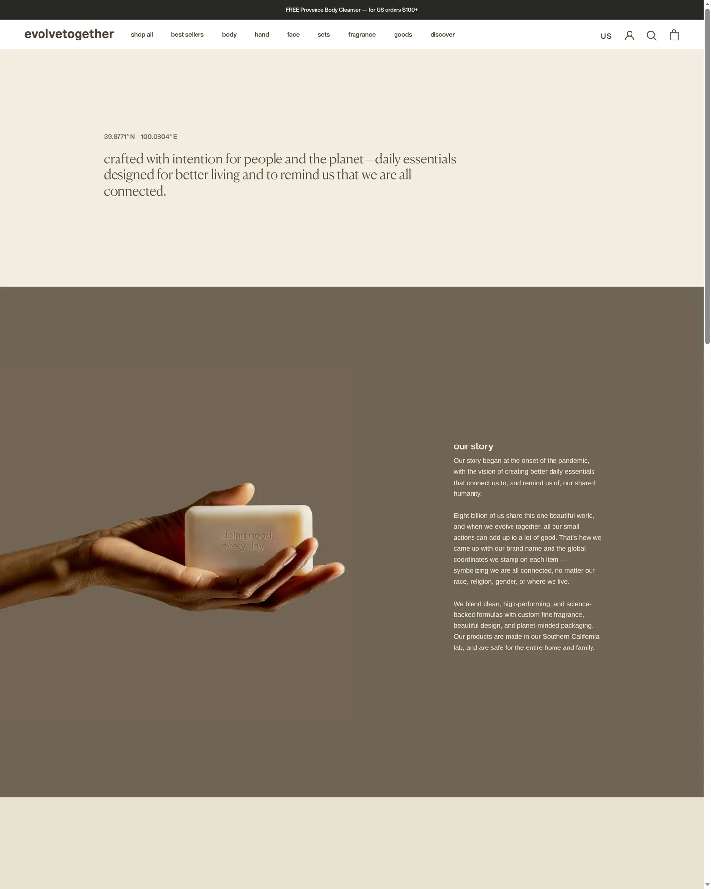evolvetogether About design, captured September 2026