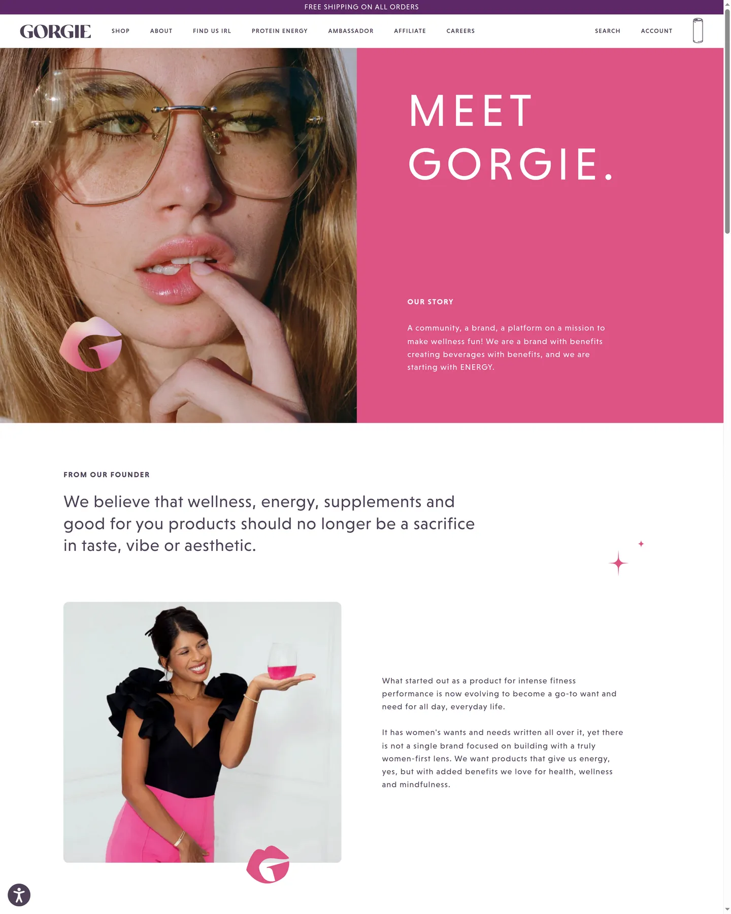 Gorgie About design, captured September 2026