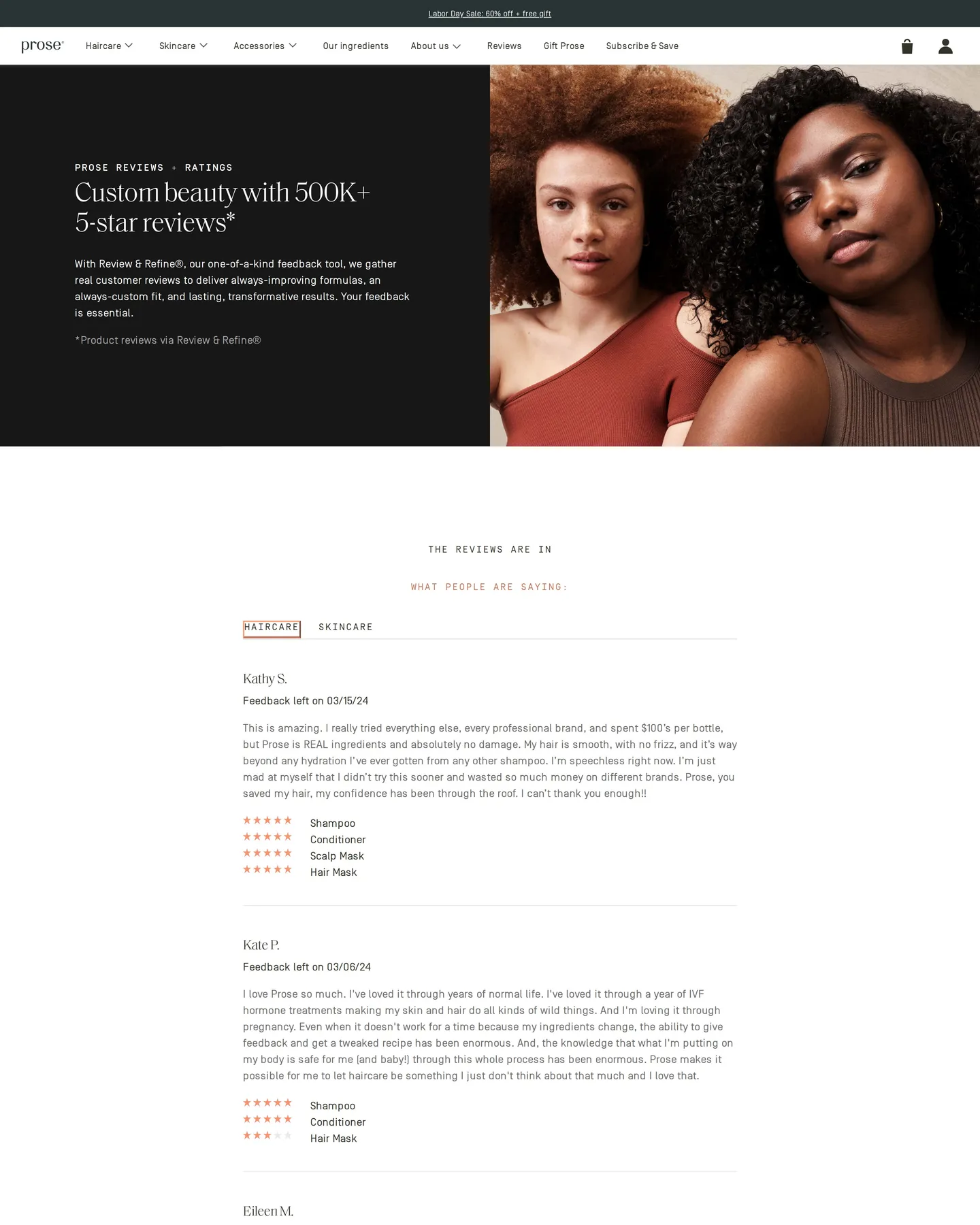 Prose Reviews design, captured August 2026