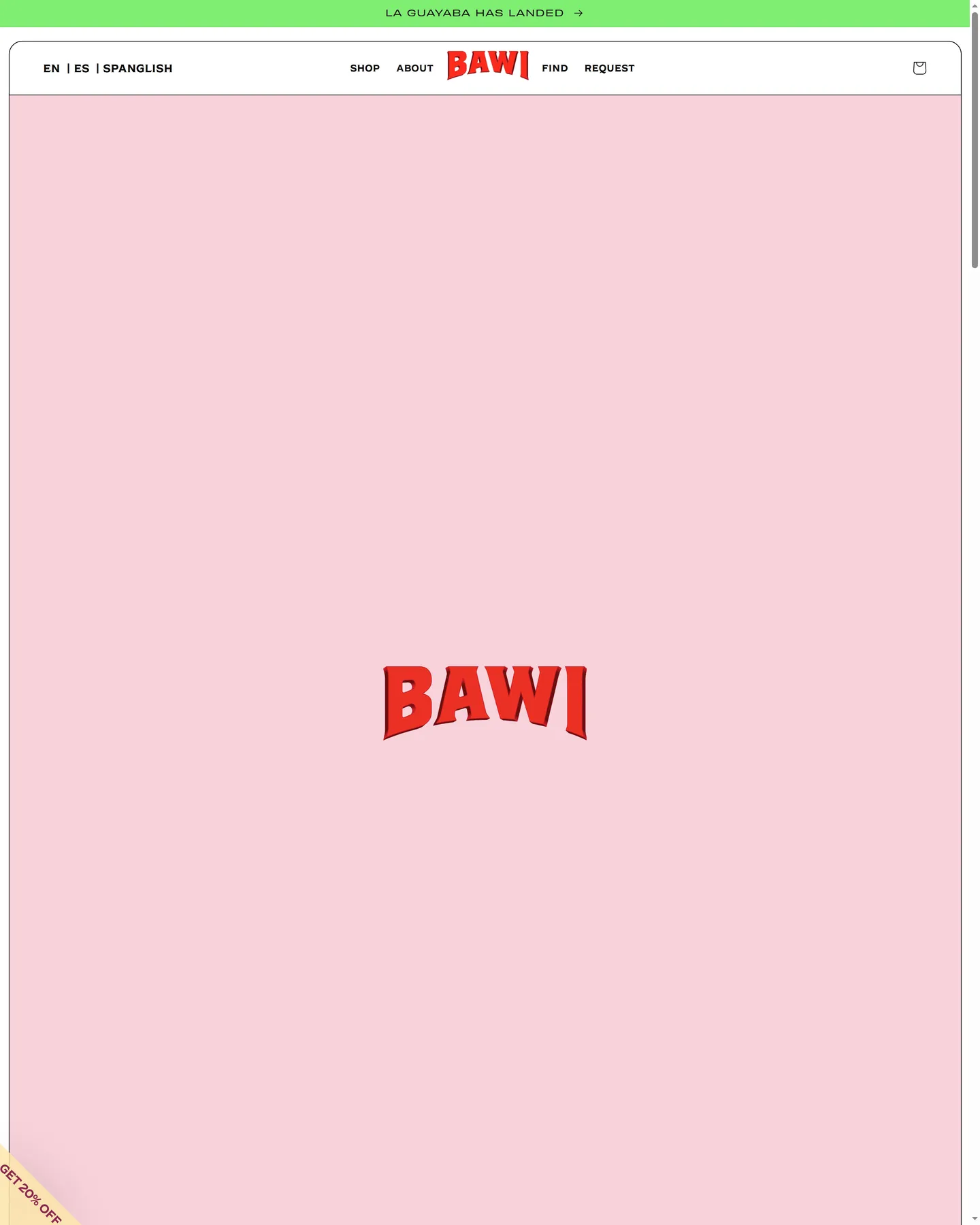 Bawi About design, captured September 2026